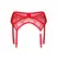 Obsessive Aliosa Garter Belt Red 2XL/3XL - Elegant Lace Detail