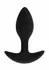 Hidden Desire Extreme Weighted Anal Plug 185g Silicone Black