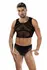 ENVY Maverick Edge 2 Piece Set Black OS - Geometric Lace Design