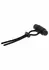 Shots Vibrating Adjustable C-Ring Silicone USB Waterproof Black
