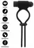 Shots Vibrating Adjustable C-Ring Silicone USB Waterproof Black