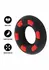 Super Stud C-Ring Liquid Silicone Textured Comfort Black