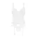 Obsessive Alissium White Corset Set M/L with Lace Accents