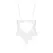 Obsessive Alissium Open Design Bodysuit White XS/S Geometric Lace