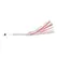 Sportsheets S&M Peaches n CreaMe Stripe Flogger Cream-Orange 32in