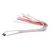 Sportsheets S&M Peaches n CreaMe Stripe Flogger Cream-Orange 32in