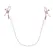 Sportsheets S&M Peaches n' CreaMe Pearl Nipple Clamps Rose Gold Adjustable