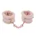 Sportsheets S&M Peaches ‘n CreaMe Faux Fur Handcuffs Cream Adjustable