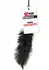 HIDDEN DESIRE Double Feather Tickler Black - Dual-Ended Feather Wand