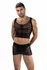 ENVY Fishnet Armor 2 Piece Set Black OS - Breathable Mesh Athletic Look