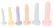 You2Toys Six in a Row Silicone Training Set 6 Sizes Pastel Colors