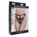 Sportsheets Aurora High Waisted Harness Adjustable Black 60” Max