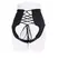 Sportsheets High Waisted Corset Harness Black Adjustable 28-60