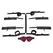 Sportsheets Saffron Under the Bed Adjustable Restraint System Red/Black