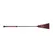 Sportsheets Saffron Fringe Crop - Red & Black, 23.75'' Dual-Layer Tip