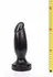 Hung System Trombone Plug 23 cm - Modular Suction Base, Black