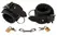 ZADO Leather Handcuffs Black Studio-Grade Cowhide 22 cm Adjustable