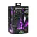 Blush Novelties Grim Silicone Model - Large Textured Purple-Black