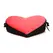 Sportsheets Bondage Love Pillow Black/Red - Ergonomic Positioning Support