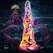 Creature Cocks Enchantress Rainbow Glass Model - Textured Artistic Design