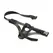 XR Brands Thunder Strap Wand Thigh Harness Black Adjustable Vegan