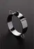 Kiotos Dungeon Steel Collar with 4 D-Rings, Adjustable, Silver