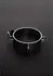 Kiotos Dungeon Steel Collar with 4 D-Rings, Adjustable, Silver