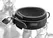 XR Brands Neoprene Adjustable Collar with Lock and Keys Black