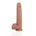 RealRock Extra Large Straight Model with Base 33cm - Tan