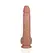 RealRock Extra Large Straight Model with Base 33cm - Tan