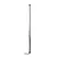 EasyToys PU Leather Whip Black 122cm with Knot Handle Detail