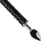 Ouch! Metal Plug with PU Leather Devil Tail - Black, Medium Size