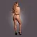 Shots Le Desir Pantyhose Wide Fishnet OS Black Flexible Fit