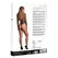 Shots Le Desir Bodysuit Fishnet High Neck Open Back Black One Size