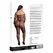 OSX Bodystocking Off-Shoulder Fishnet Longsleeve Black Plus Size