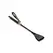 XR Brands Master Series Riding Crop 30 cm Vegan Leather Black