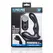 XR Brands P-Stroke Prostate Wellness Device 7-Function Black Silicone