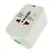 XR Brands Travel Universal Adapter 4-in-1 Worldwide Plug White ABS