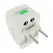 XR Brands Travel Universal Adapter 4-in-1 Worldwide Plug White ABS