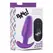 BANG Silicone Remote-Controlled Vibrating Plug, 21 Modes, Waterproof