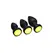 XR Brands Silicone LED Vibrating Plug Medium - Remote Control, 7 Modes