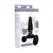 XR Brands Slim R Remote-Controlled Rotating Plug Smooth Texture Black