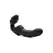 Slim Rider Ribbed Wireless Strapless Strap-On by XR Brands, Silicone, Black