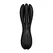 Rocks-Off Threesome 2 Multi-Arm Rechargeable Vibrator, Pink, Waterproof