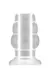 Shots No.50 Hollow Tunnel Anal Plug Medium 102mm Black Silicone