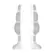Shots No.50 Hollow Tunnel Anal Plug Medium 102mm Black Silicone