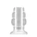 Shots No.50 Hollow Tunnel Anal Plug Medium 102mm Black Silicone