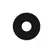 Ouch! No.50 Medium Hollow Tunnel Plug - Silicone, 102mm, Black