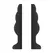 Ouch! No.50 Medium Hollow Tunnel Plug - Silicone, 102mm, Black
