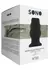 Ouch! No.50 Medium Hollow Tunnel Plug - Silicone, 102mm, Black